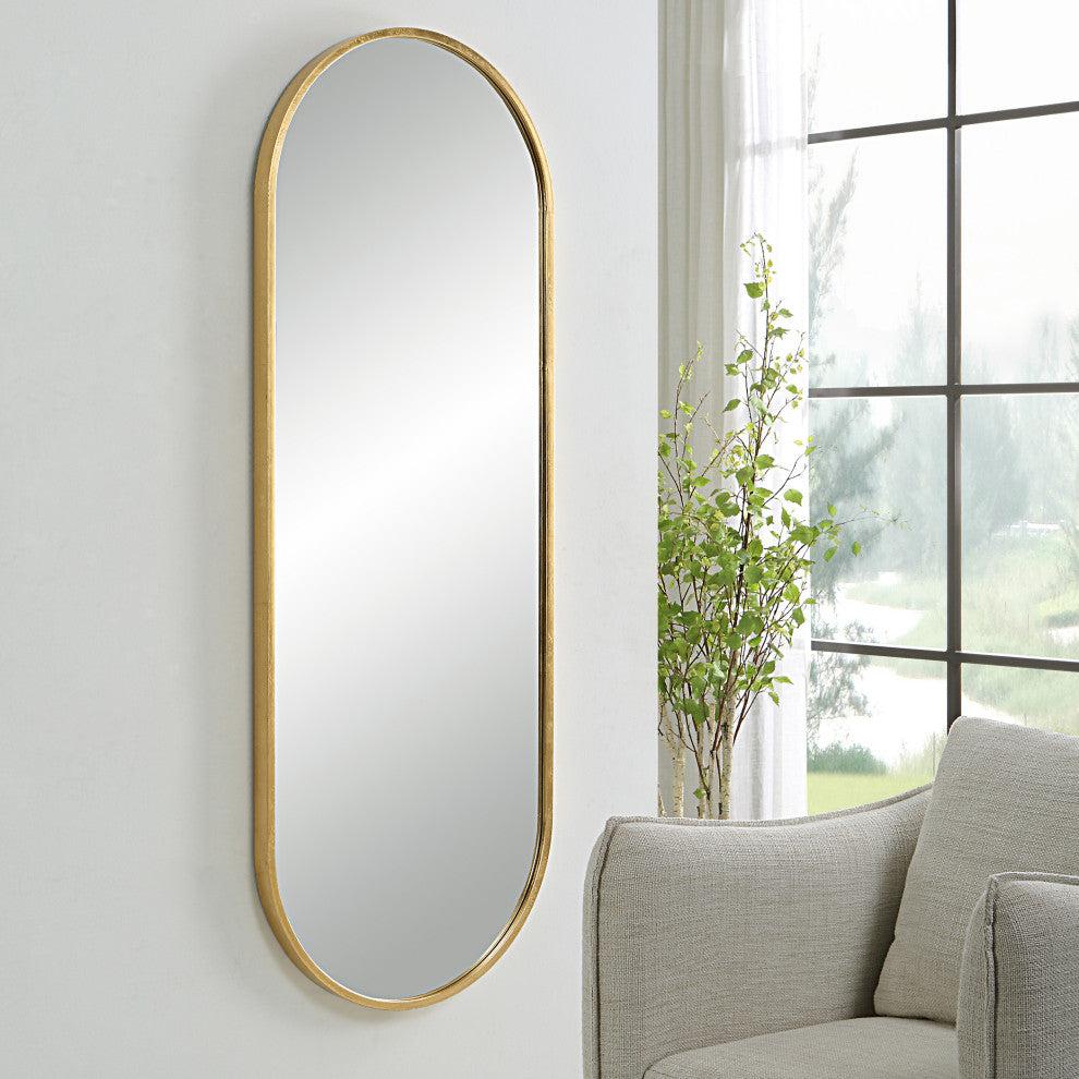 Uttermost 09844 Varina Tall Gold Mirror