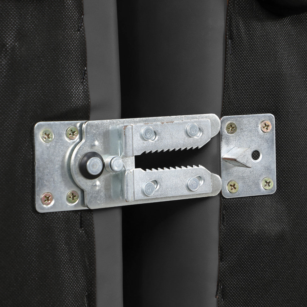 Cube Upholstered Modular Component, Grey, Vegan Leather, Armless Chair