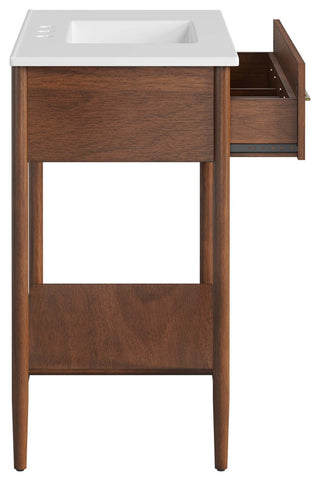 Zaire 36" Bathroom Vanity - Walnut White