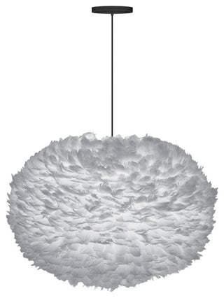 Eos X-Large Hardwired Pendant, Black/Gray