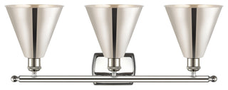 Ballston Cone Bath Vanity Light, Polished Nickel, Polished Nickel