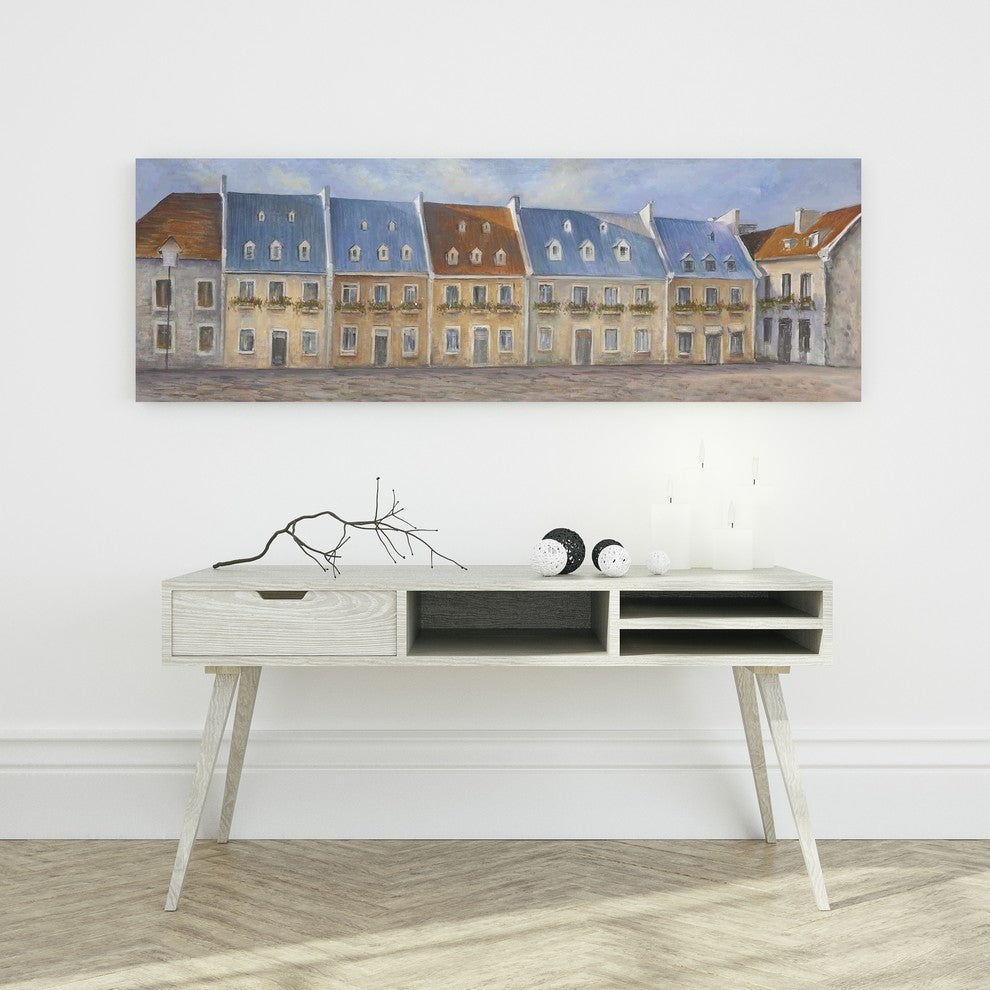 Old Quebec City Print on Wrapped Canvas