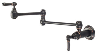 Americana Wall Mount Pot Filler, Moroccan Bronze