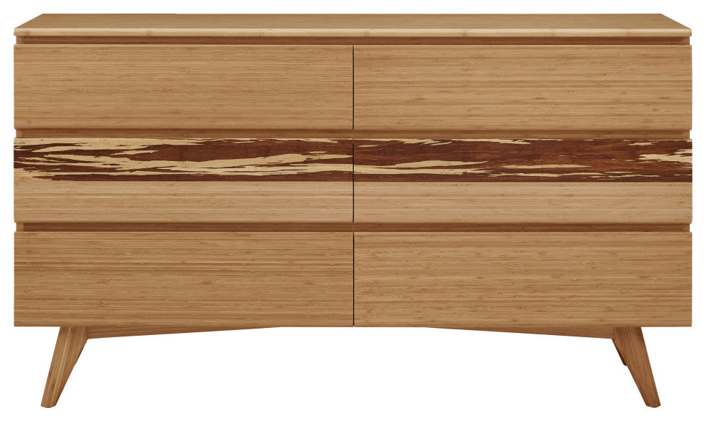 Azara Six Drawer Dresser, Caramelized