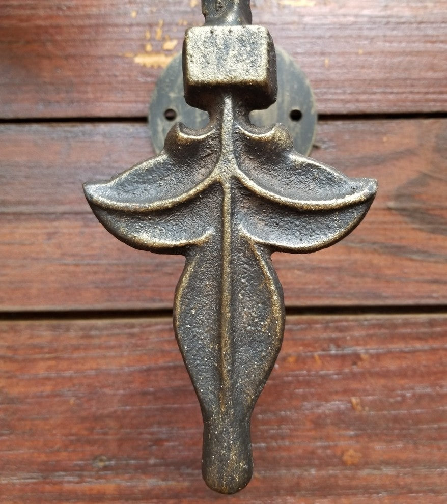 Wrought Iron 6 Bottle Wall Wine Rack, Fleur De Lis Holder Hanging Old World