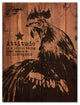 Ready2HangArt Farmhouse ''Rooster'' Wrapped Canvas Animal Wall Art, 12"x16"