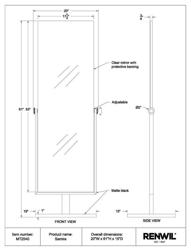 Samira Contemporary Decorative Mirror