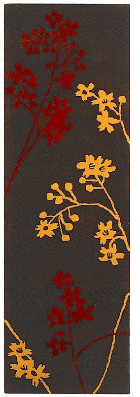 Safavieh Soho soh316a Floral Rug, Brown/Red, 7'6"x9'6"