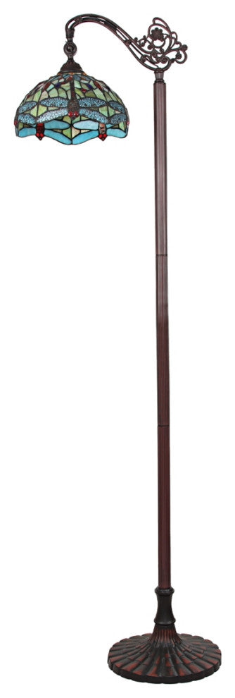 CHLOE Lighting CH3T471GD11-RF1 EMPRESS Dragonfly Bronze Reading Floor Lamp