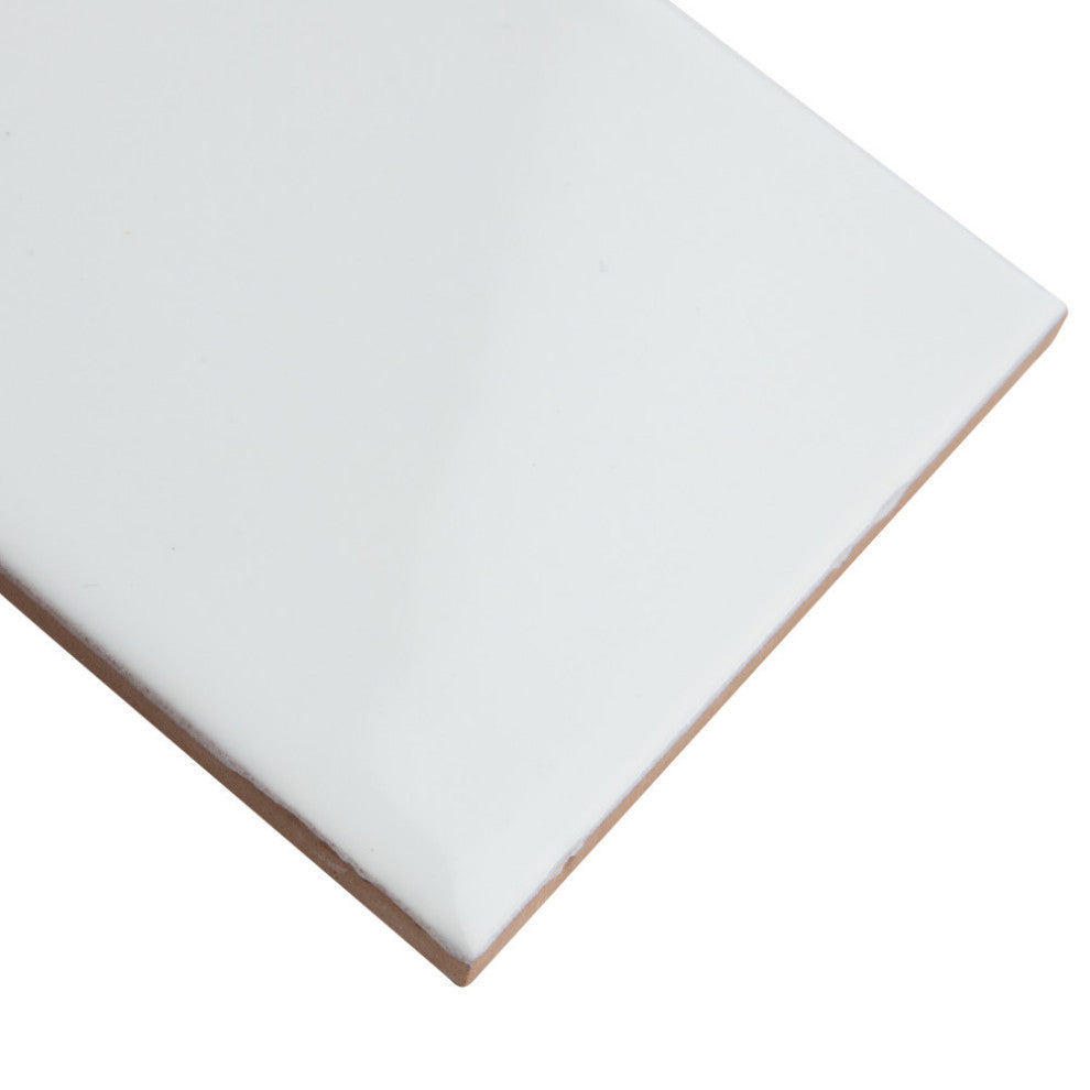 Park Slope Subway Glossy White Ceramic Wall Tile