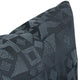 17" Jacquard Throw Pillows With Inserts, Set of 2, Nina Jet