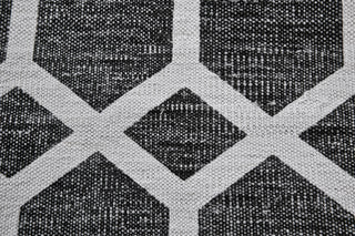 Weave & Wander Granada Flatweave Black / White Transitional Area Rug