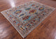 6' 11" X 9' 3" Tribal Fine Serapi Hand-Knotted Wool Rug - Q12497