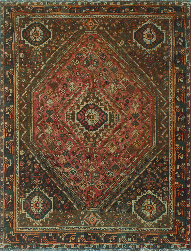 Semi-Antique Birkett Rust Rug