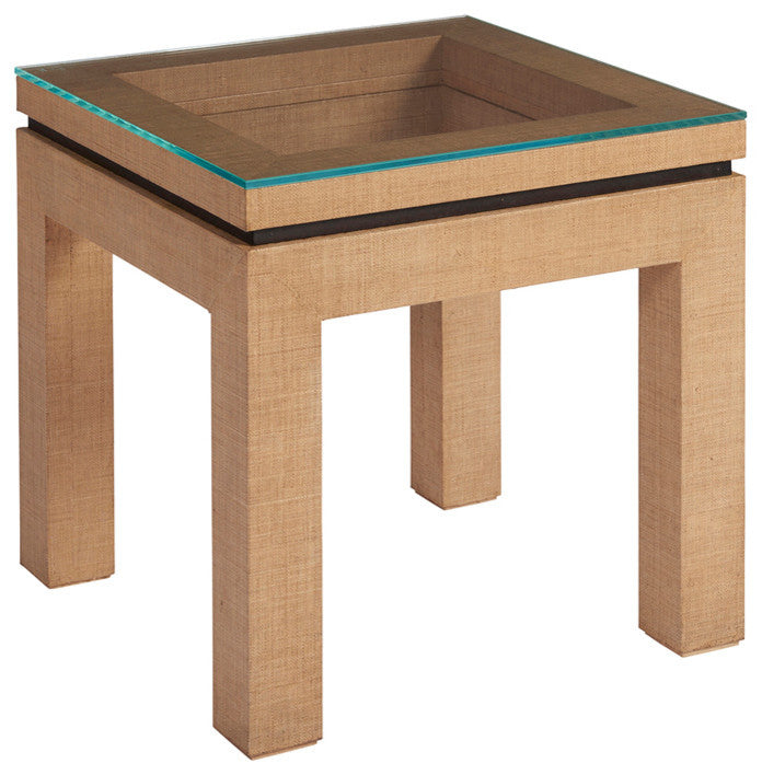 Harbor Raffia Lamp Table