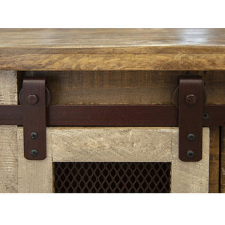 Crafters and Weavers Bayshore Sliding Door 4 Drawer Console Table
