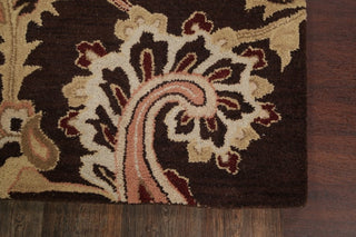 Agra All-Over Nature & Floral Hand-Tufted Oriental Area Rug, Brown, 11'0"x8'3"