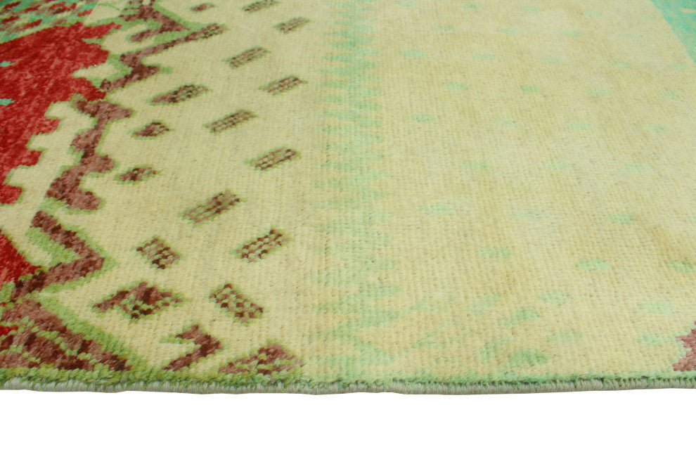 Balochi Winnie Ivory/Turquoise Rug, 5'10x7'8