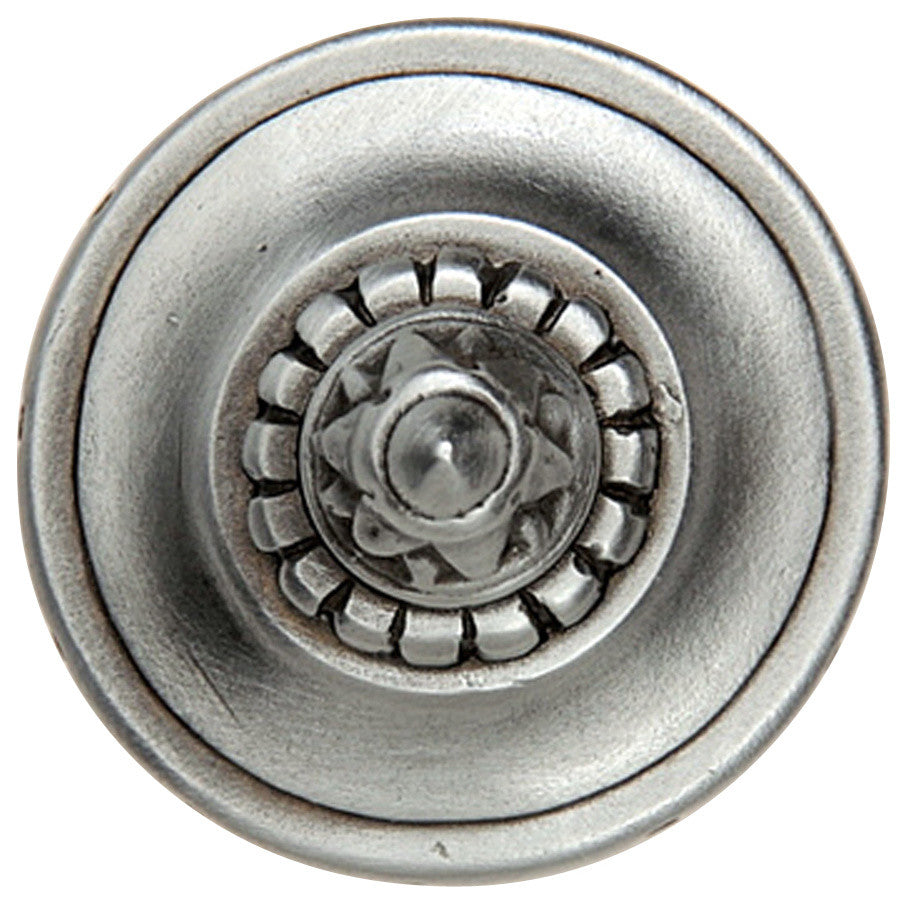Portobello Road Knob Plain Antique Pewter, Antique Pewter
