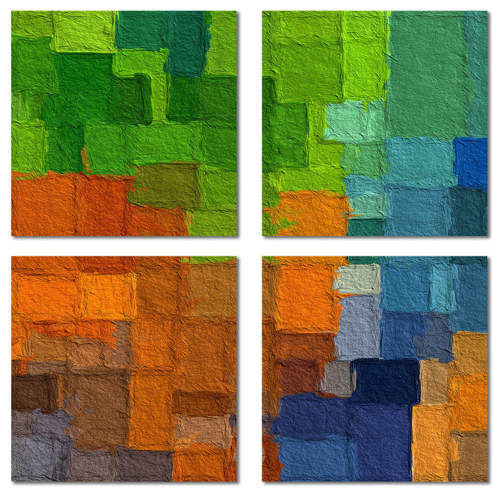 6"x6" Upscale Designs Custom Glass Wall Tile, Set of 32