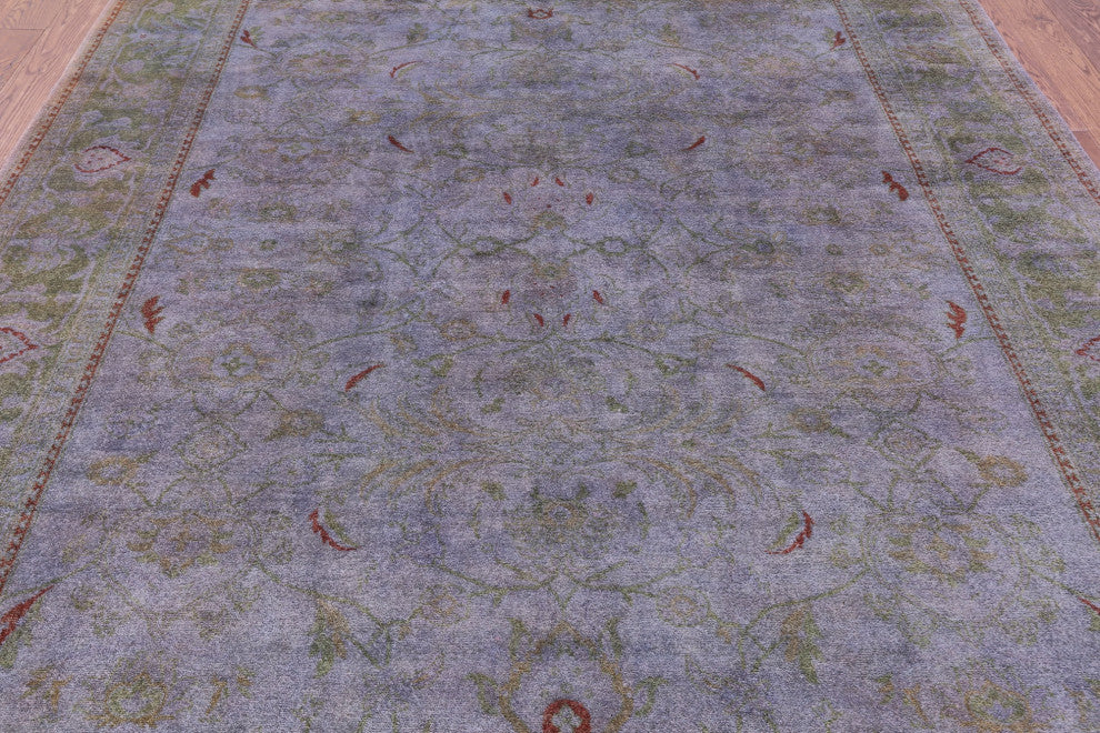 Hand Knotted Overdyed Full Pile Rug 8' 4" X 10' 6" - WR1566