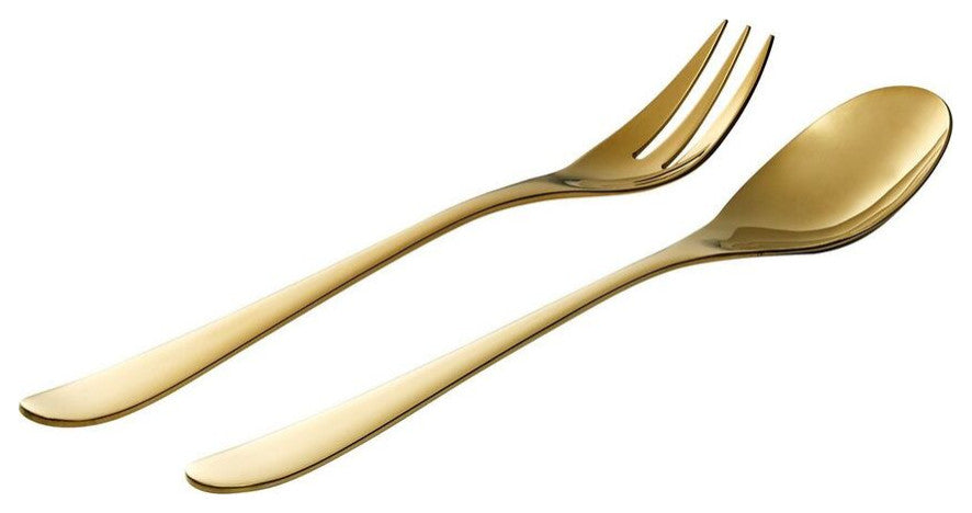 Degrenne Onde Gold Serving Set | 2 Pieces