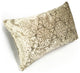 Artemis Canyon Beige Velvet Throw Pillow 12x20, with Polyfill Insert