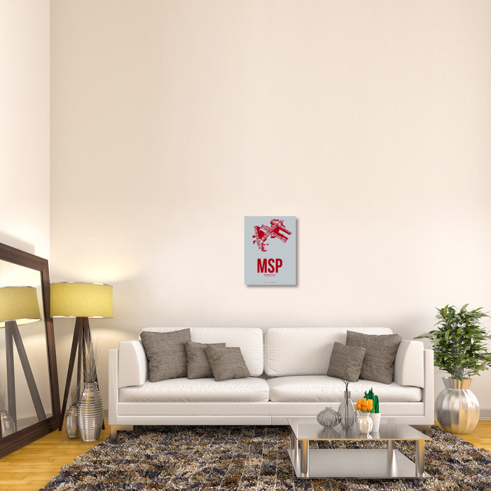 "MSP Minneapolis Poster 3" Fine Art Print
