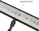 Classic LED Art Lights, Dimmable, Plug-in, Satin Nickel, 41"