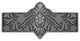Dianthus Pull Antique Brass, Antique Pewter