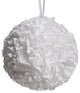 Rufflepuff Hanging Ruffled Ball Pillow, White