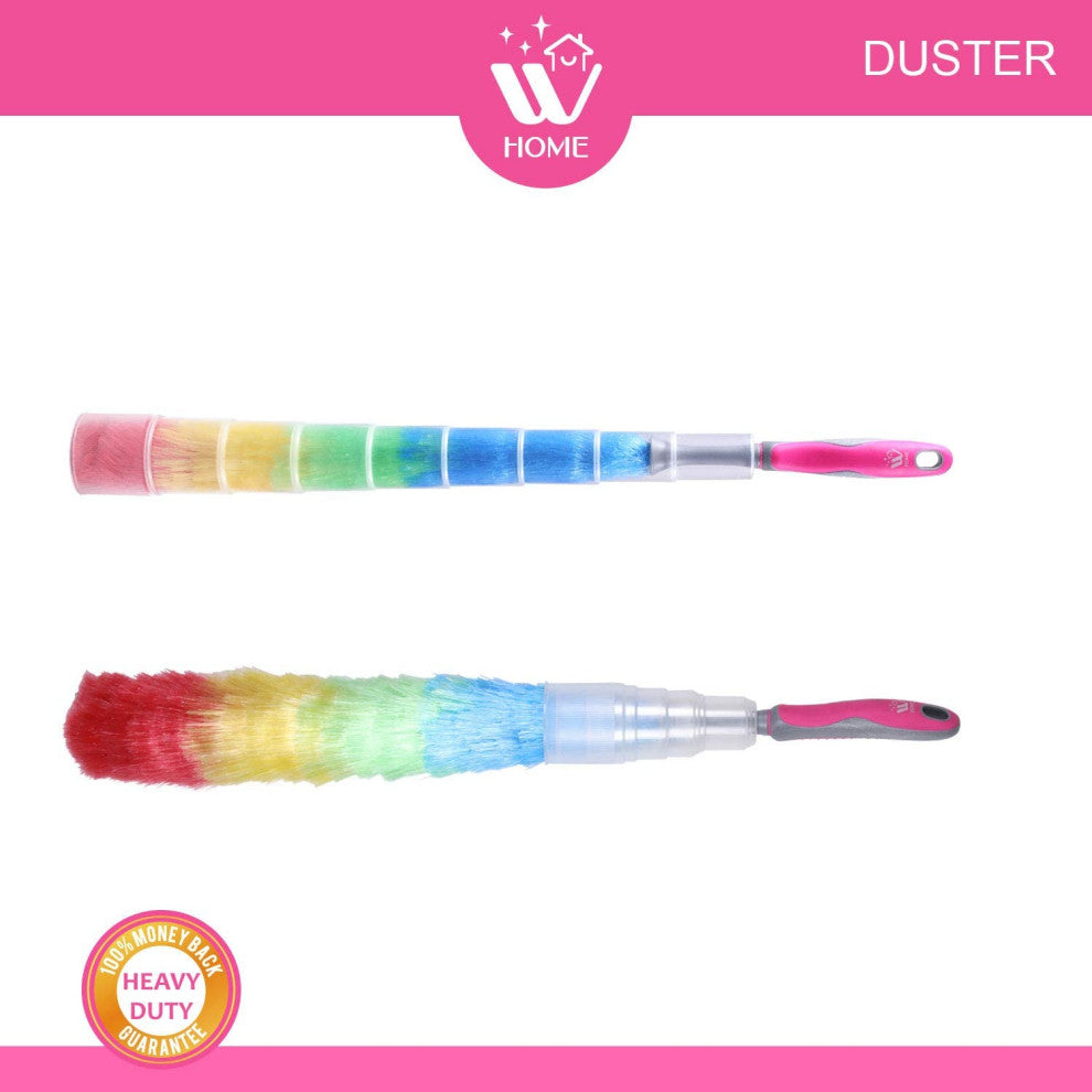 WBM Home Microfiber Duster for Cleaning, Multicolor Dust Cleaner, 3 Count
