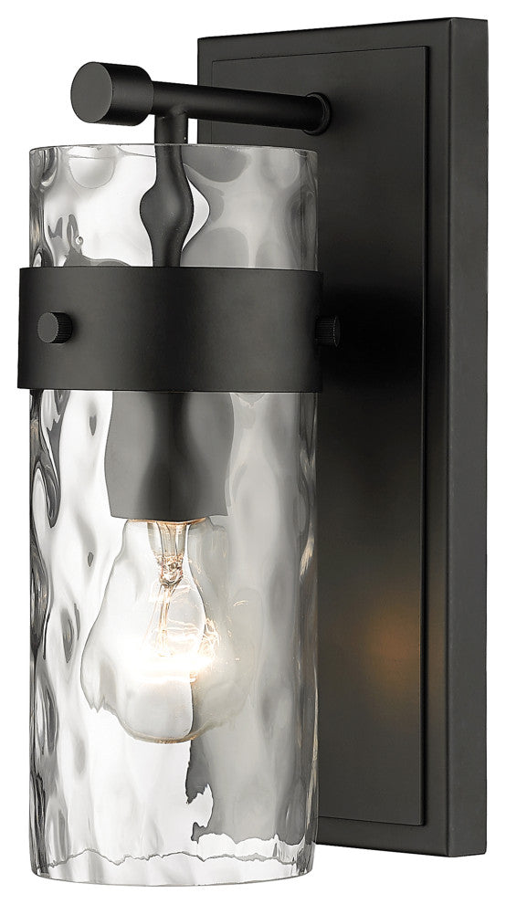 Zlite 3035-1V-MB 1-Light Vanity, Clear