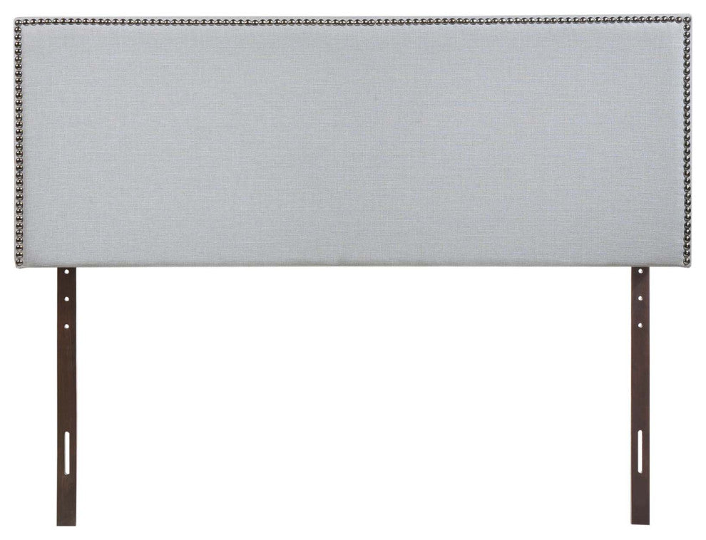 Region King Nailhead Upholstered Headboard