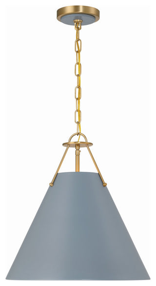Crystorama Lighting Group XAV-B8305 Xavier 3 Light 16"W Pendant - Vibrant Gold
