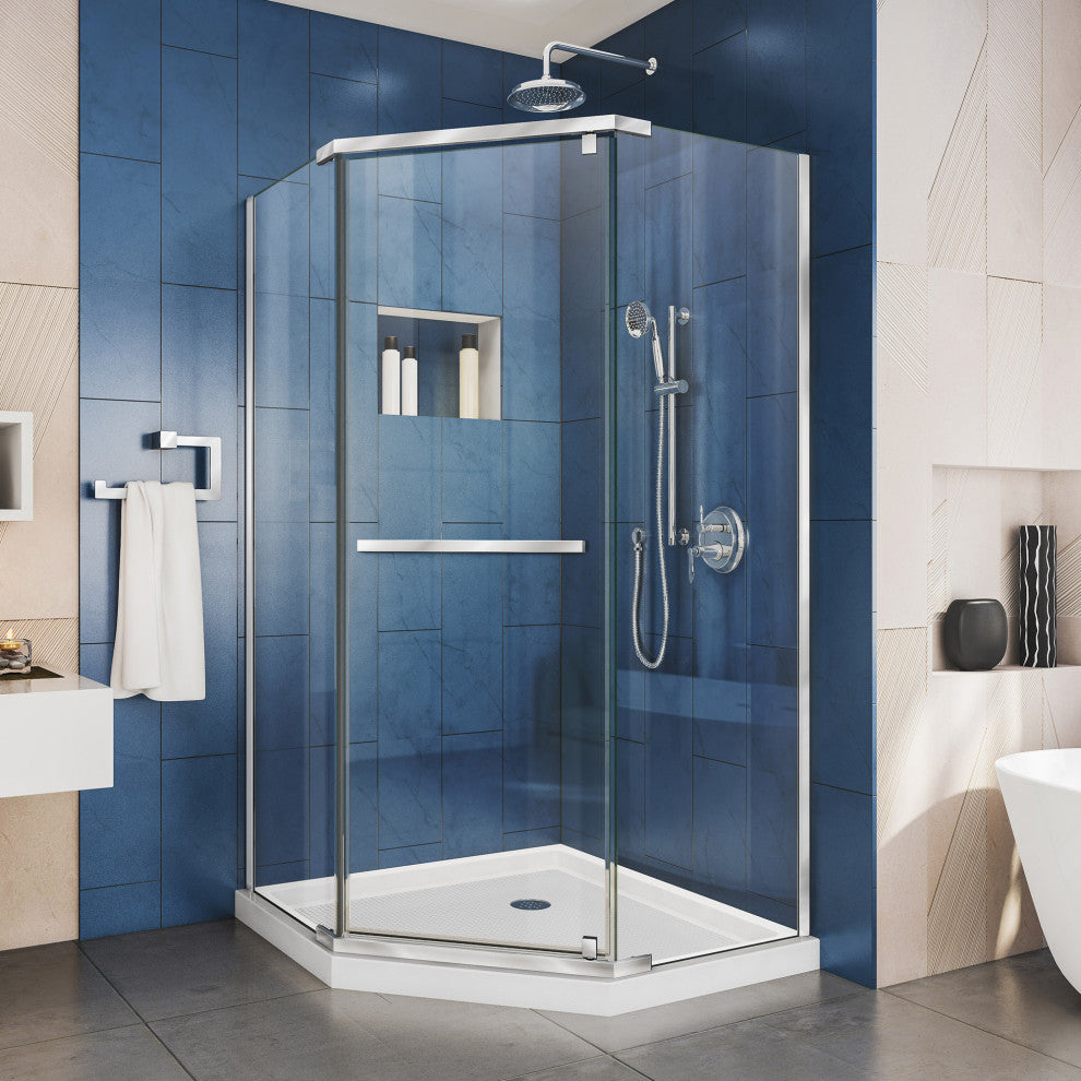 Dreamline Prism 34 1/8"x34 1/8" Frameless Pivot Shower Enclosure
