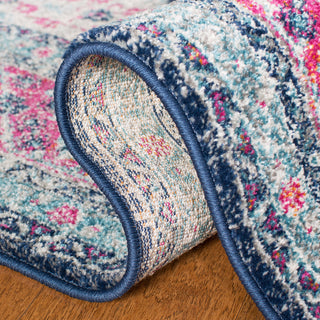 Safavieh Evoke Collection EVK250 Rug, Navy/Fuchsia, 9'x12'