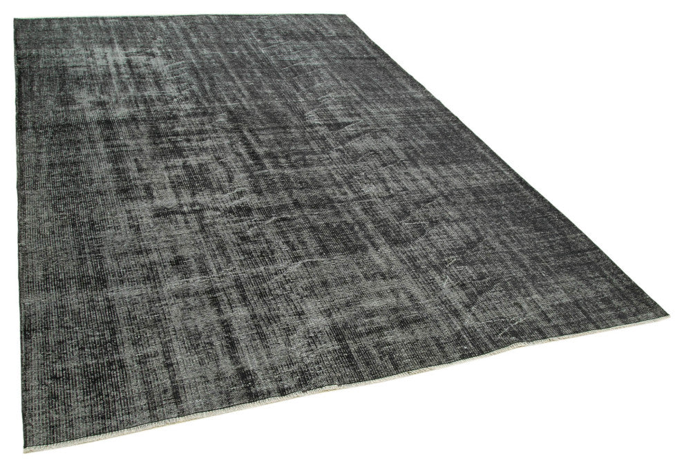 Rug N Carpet - Handmade Oriental 6' 9" x 9' 11" Vintage Overdyed Area Rug