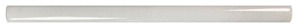 Coco Demi-Bullnose Glossy Cloud White Ceramic Wall Trim