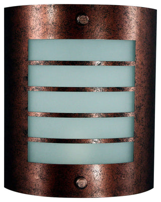 18W Wall Lamp G24Q-2 Socket, Rust Finish, White