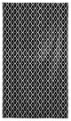 Black Zig Zags 58 x 102 Outdoor Tablecloth
