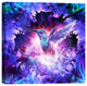 Epic Graffiti "Hummingbird Love" by Cameron Gray, Giclee Canvas Art, 18"x18"