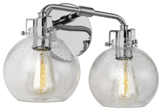 Clara 2-Light Vanity, Chrome