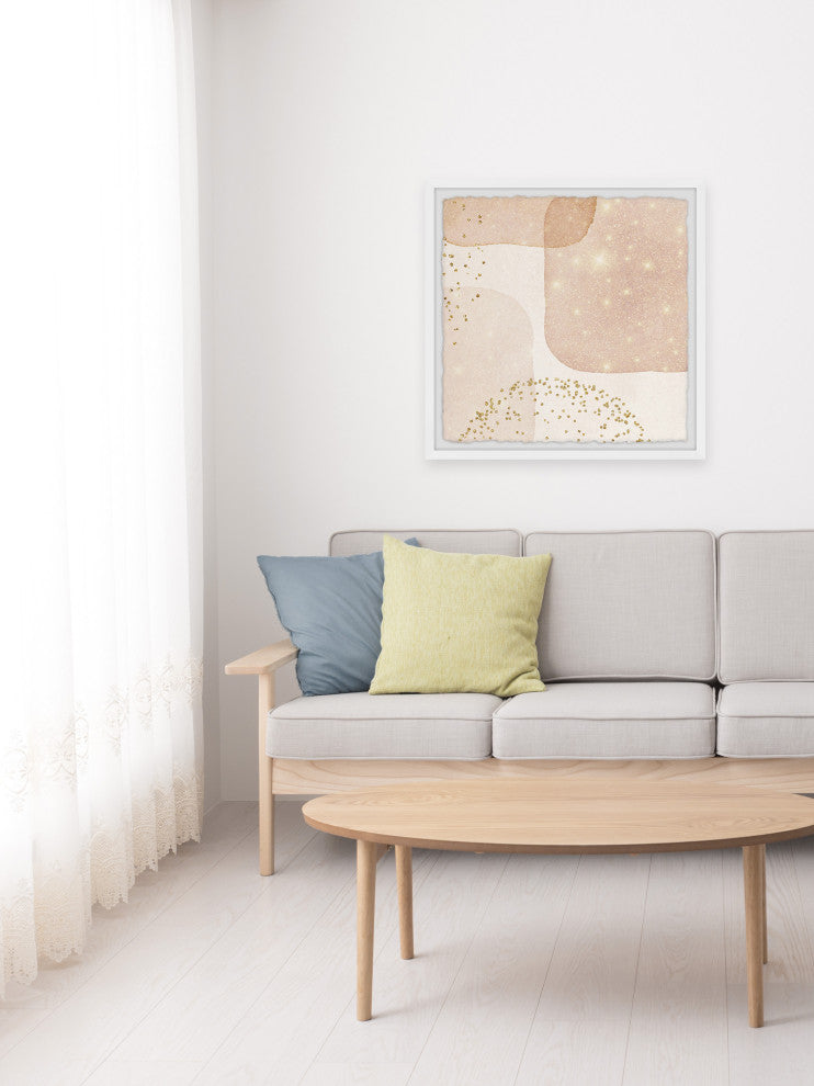 "Doors of Silence" Framed Painting Print, 12x12