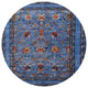 Ahgly Company Indoor Round Mid-Century Modern Area Rugs, 8' Round