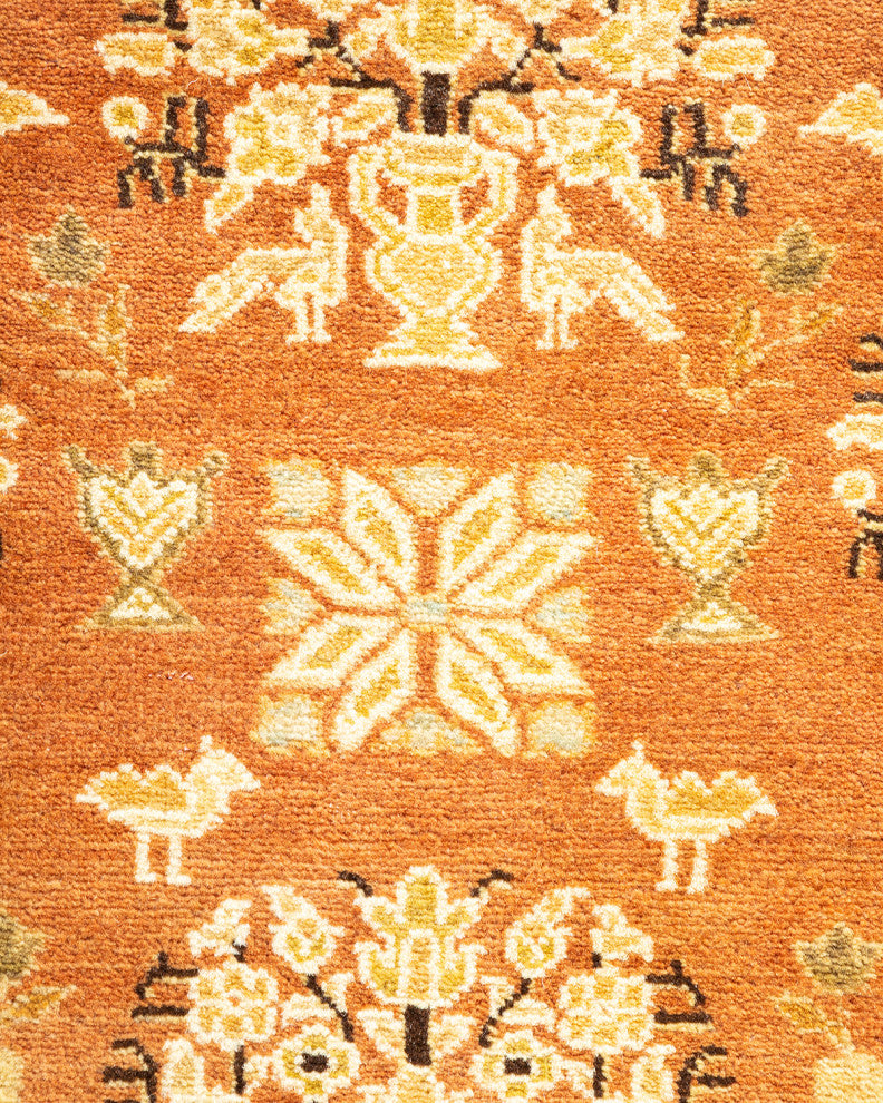 Mogul, One-of-a-Kind Hand-Knotted Area Rug Brown, 8'1"x8'9"