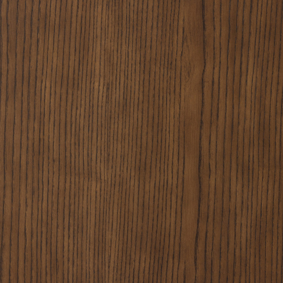 Halston Nightstand Terra Brown Ash, Heirloom Black, Terra Brown Ash Veneer