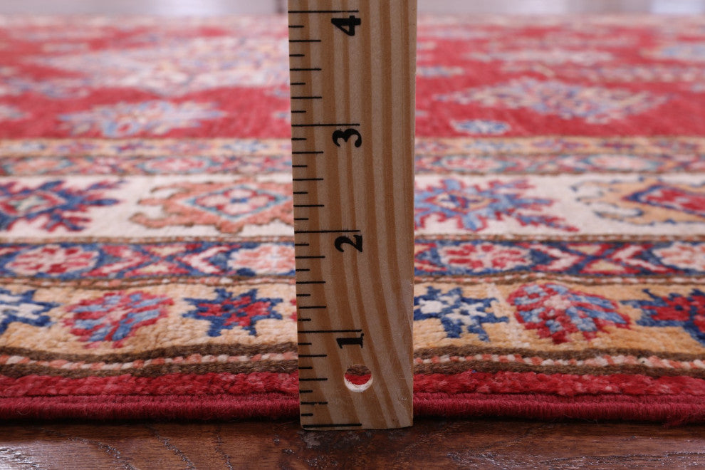 Super Kazak Handmade Wool Rug 5' 5" X 8' 1" Q10350