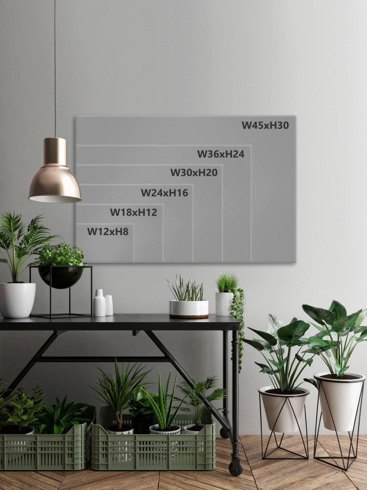 "Positive Mind" Framed Painting Print, 12x8