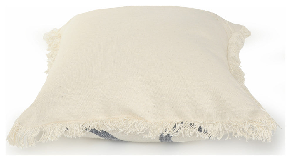 Octopus Fringe Coastal Throw Pillow